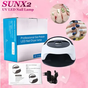 SUNX2 Plus UV LED Lampa de unghii 75w ocupe de Gel Polish Întărire Automată de Detectare 36 Buc Lampa cu Display LCD nedureros Unghiile Instrumente de Manichiură