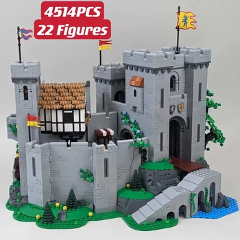 2022 NOI 10305 Leu cavalerii Castelul Medieval Regele castelul Model blocuri de Asamblare Cărămizi Set Jucarii Pentru Baieti Copii Cadou