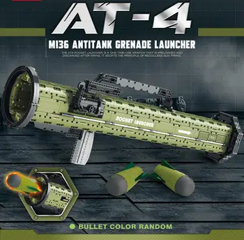 LA 4 M316 Anti Tanc Lansator de Grenade Moc 77027 Creative arme de Jucarie Model Blocuri de Cărămidă 1748pcs Copii Jucarii Pentru Baieti Cadouri