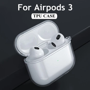 Caz pentru Airpods 3 Drăguț INS Cască Caz Clar de Caz Pentru Apple Airpod3 Wireless Bluetooth Silicon airpods cazuri airpods 3 Noi