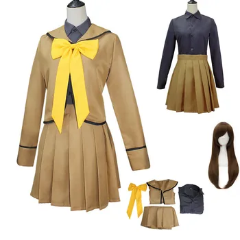 Anime Kamisama Dragoste Momozono Nanami Cosplay Costum Caracter Tinuta Stil Japonez Școală JK Uniforme, Costume, Fuste Arc Wig