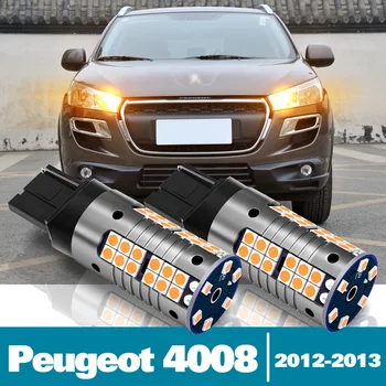 2 buc LED Lumina de Semnalizare Pentru Peugeot 4008 Accesorii 2012 2013