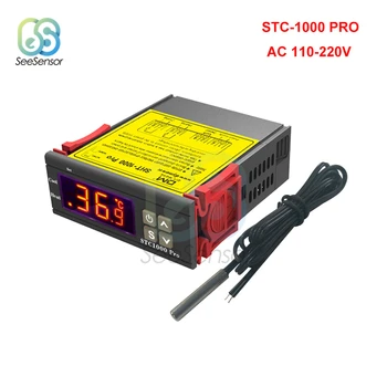 STC-1000 Pro Digital Controler de Temperatura Termostat Termostat pentru Incubator Releului LED 10A Încălzire Răcire 110V 220V