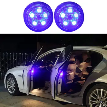 2 buc Magnetic Wireless LED-uri Auto Avertizare Deschidere Ușă Lumina Impermeabil Stroboscop Intermitent Anti Coliziune din Spate Lămpi de Siguranță