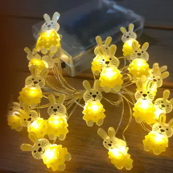 De paști CONDUS Bunny Șir de Lumini de Paște Decor Pentru Acasă Morcov Iepure Zână Lumina Consumabile Paste Fericit Cadouri Favoarea Partidului