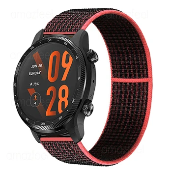 Nailon Watchband Pentru Ticwatch Pro 3 Ultra GPS Ceas Inteligent LTE Band Ultra-thinBreathable Bratara Pentru Ticwatch Pro E3 E2 S2 Curea