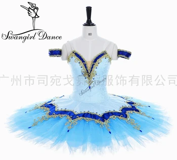 Blue bird variație de balet costume femei rochie clasică, balet tutu Balerina dans balet costumeBT9255
