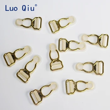 Luo Qiu suspensor clipuri de Metal de Aur+Transparent PP 1.2 cm Jartiera clip Îmbrăcăminte clip accesorii de Îmbrăcăminte Cusut Consumabile 30 buc/lot