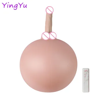 Joc Adult Gonflabile Sex Canapea Minge de Yoga cu Penis artificial Sex Mobilier de Vibratoare pentru Masaj Penis Lung pentru Femei Masturbare Jucărie 18+