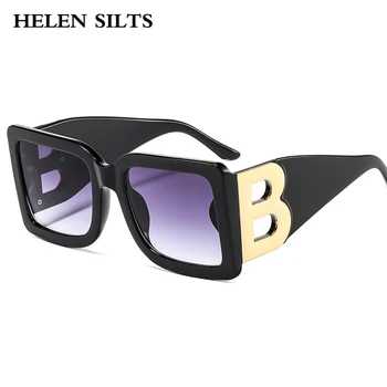 Retro Supradimensionat Ochelari de Soare pentru Femei Piața de Moda ochelari de Soare Barbati de Brand Designer de Rock Stil Vintage Ochelari UV400 H218