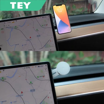 TEY Mașină Smartphone Pilon Suport de Telefon Mobil Pentru Tesla Model 3 Y Trei Model3 Interior Auto Accesorii GPS Stand 2022 Vinde Fierbinte