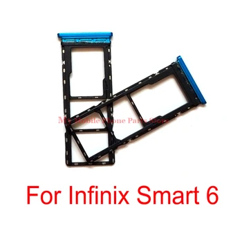 Nouă Cartelă Sim Tray Holder Pentru Infinix Smart 6 X6511 Cartelei Sim Slot Tava Reader Adaptor De Piese De Schimb Pentru Infinix X6511
