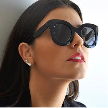 Moda ochelari de Soare pentru Femei Brand de Lux de Designer de Ochelari Femei/Bărbați Vintage sex Feminin Nit Nuante Mare Rama de Ochelari Clasic UV400