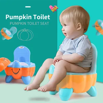 Baby Infant Olita Chai Forma de Dovleac, Copilul Formare Toaletă Scaunului pentru Copii Vas Wc Portabil Olita Pisoar Penico Toaletă