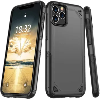 Militare la Șocuri Armura Telefon Caz Pentru iPhone X XS 11 Pro Max XR 7 8 6 6S Plus Hibrid PC+Silicon Slim Accidentat Capac de Protecție