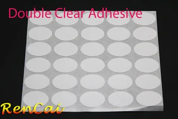 Ovală Dublă față-Verso Bandă Adezivă Adezivi Și Sigiliu Pentru DIY Pandantive -Brățară de Sticlă etc Adeziv Autocolant Adeziv de Luare de 18x25/30X40