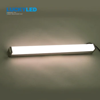 LUCKYLED Led-uri de Lumină Oglindă 7W 450 mm rezistent la apa de Baie Lumini de Economisire a Energiei Lampă de Perete Iluminat AC85-265V Aluminiu + Capac PC