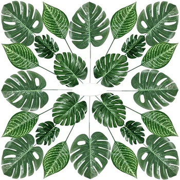 6pcs Monstera Plante Artificiale din Plastic Tropicale cu Frunze de Palmier Acasă Decoratiuni de Gradina Accesorii de Petrecere Fotografie Decorare