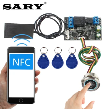 Telefon mobil NFC identificarea comandă a releului de acționare a modulului de amprentă blocare panou de control IC 13.56 mhz controler de acces