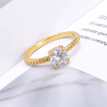 Rafinat, Elegant, Simplu De Zircon Cristal Inele De Cuplu Din Oțel Inoxidabil Moda Bijuterii Nunta Căsători Cu Cadouri Aniversare