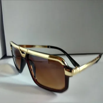 Moda ochelari de soare pentru bărbați și femei de Brand de ochelari din Metal de lux ochelari de soare patrati C4028