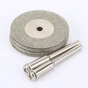 10buc 30mm diamantate Discuri de Tăiat Mini Ferăstrău cu 2 buc Conectarea 3mm Coadă pentru Dremel se Potrivesc Instrument Rotativ