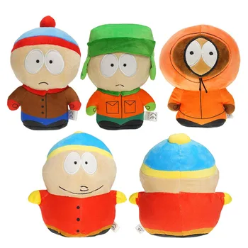 1 BUC 18cm Amine Sud Parcuri Jucării de Pluș Joc-Papusa Stan, Kyle, Kenny și Cartman Moi Umplute Peluche Jucarii Copii, Cadouri de Ziua de naștere