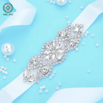 (1 BUC) Pietre de Mireasa centura de diamant rochie de mireasa curea crystal satin de nunta mireasa cercevea pentru rochie de mireasa WDD1122