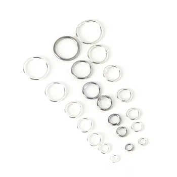 0.5*3mm 500pcs Sari Inele Inele Despicate gunblack/Argint/Rodiu Bijuterii rezultate pentru DIY Moda Lanțuri Colier Brățară de Fier