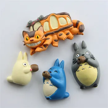 Anime Totoro Cat de Autobuz Magneți de Frigider Magnetic Ornament Decor Acasă DIY Frigider Autocolante Ambarcațiuni Accesorii