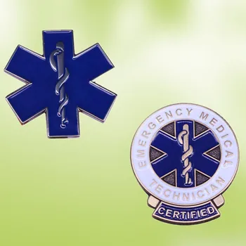 EMS EMT Tehnician Medical de Urgență șarpe Caduceu simbol email pin asistenta medicala ambulanta suport paramedicii de Salvare brosa