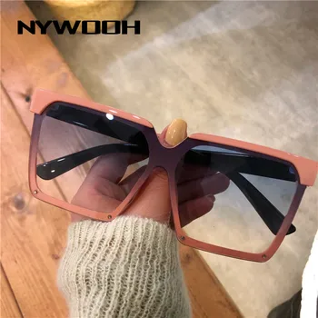 NYWOOH ochelari de Soare Patrati 2021 Femei Vintage Supradimensionat Ochelari de Soare Gradient Shades ochelari de soare pentru Femei Brand de Lux de Designer