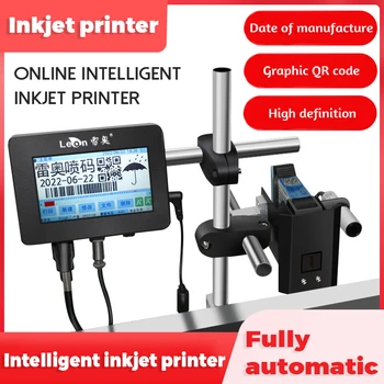 Online Codificare Mașini Mici, Inteligente, Linia De Asamblare, Codificare Mașini Automate De Producție Data Sac Capac De Sticla Inkjet Printer
