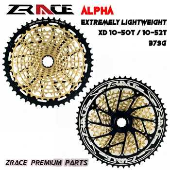 ZRACE ALFA EX 12s XD Caseta 12 Viteza de biciclete MTB pinioane 10-50T 10-52T - Aur,compatibil XD freehub, XX1 X01 GX NX Vultur