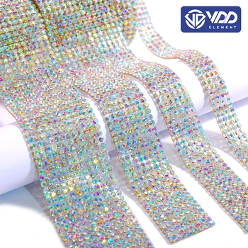 VDD Remediere rapidă Sticlă Cristal cu Spatele Plat Hot Fix Accesorii Strasuri Sclipici Piatră de Diamant Pentru Haine de Arte și Meserii DIY