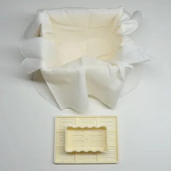 1Set DIY Plastic Tofu de Casă Filtru Presă Mucegai Kit Tofu de Luare a Mașinii Set de Soia Apăsarea Mucegai cu o Cârpă Brânză preparate din Bucătăria Face