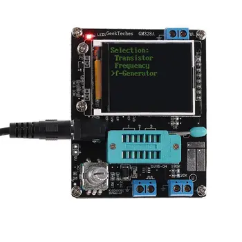 Mega328 Tranzistor Tester LCR Diodă cu Capacitate ESR Tensiune Contor Frecvență PWM Val Pătrat Frecvență Generator de Semnal DIY Kituri