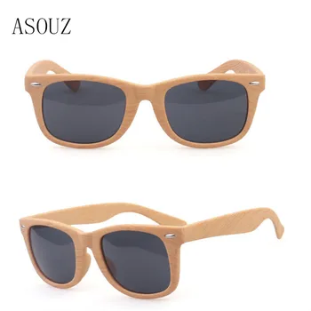 2019 nou retro din lemn de cereale doamnelor ochelari de soare moda leopard bărbați ochelari 100% UV400 reflexie UV pătrat de conducere ochelari