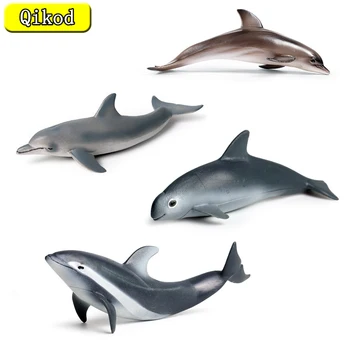 Simulare de Viață Marină Figurine de Animale Delfin Modle Solid din PVC Figura de Acțiune Educație Jucarii Cadou pentru Copii