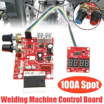 100A Digital aparat de sudură în puncte de Mașini de Control în Timp Bord Sudare Reglați Ora & Transformator de Curent Controler de Panou Module