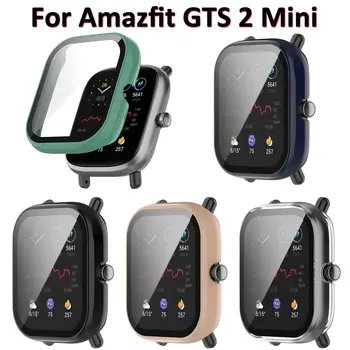 PC+ Sticla Caz pentru Amazfit GTS 2 mini Ceas Integrat Caz All-inclusive Ecran Protector de Acoperire Bara Shell GTS 2mini