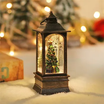 Moș crăciun om de Zăpadă Retro Ulei de Lampă cu LED-uri Decoratiuni de Craciun Felinar de Vânt Lumini Decoratiuni de Craciun pentru Casa 2023 Navidad Anul Nou