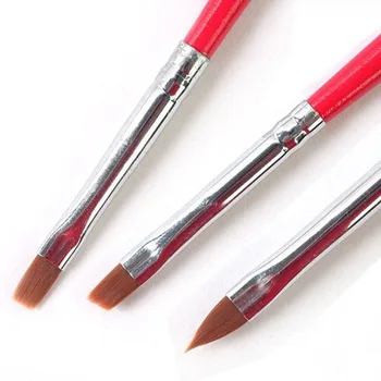 3pcs Acril French Nail Art Pen Builder Gel UV de Desen, Pensule Pictura Stilou Desen Manichiura Instrument de Styling