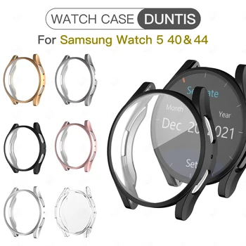 Acoperire completă Caz de Protecție Pentru Samsung Galaxy Watch 5 40MM ＆ 44MM Ecran Protector Caz TPU Moale Capacul Barei de protecție Accesorii