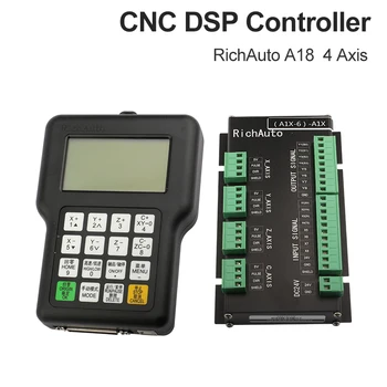 Richauto DSP A18 4 Axe CNC Controller USB Hidraulic Sistem de Control al Mișcării, Potrivit Pentru Router Cnc Masina de Gravura Cnc