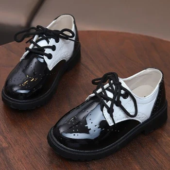 Nouă Copii Pantofi De Piele De Performanțele Elevilor Pantofi Fete De Moda Rochie De Pantofi Baieti Costume Formale Oxfords