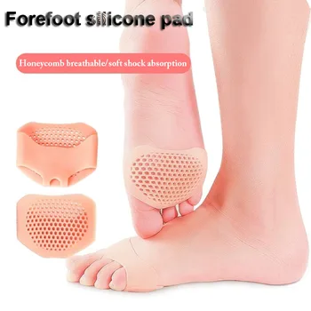 Pantofi perna de silicon antepiciorului pad anti-durere non-alunecare super moale fagure anti-uzura picior branț de încălțăminte accesorii