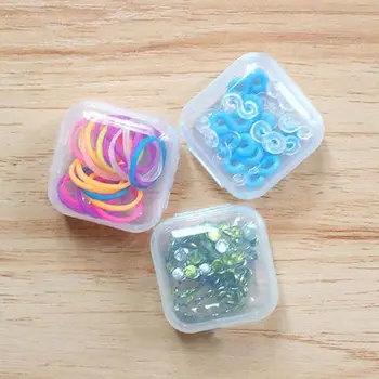 20buc Înaltă Calitate Popular Nou Clar Sicriu Dopuri de urechi Recipient Mini Cutie Depozitare Plastic