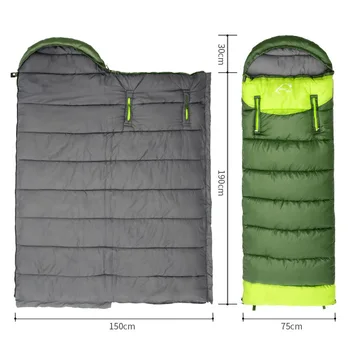 2021 Plic Sac de Dormit de 3 Sezon Gol Bumbac Despicare Saci de Dormit în aer liber Termică Călătorie Camping Sac de Dormit 1.35/1.65 kg