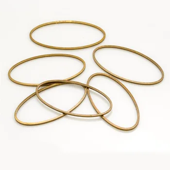 Cupru, eliptice, ovale hoop cerc inel de Geometrie diy cercei bratara pandantiv conectori handmake a face bijuterii accesorii